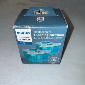 Philips Norelco JC302 Replacement Cleaning Cartridge Smart Clean Systems/Sealed